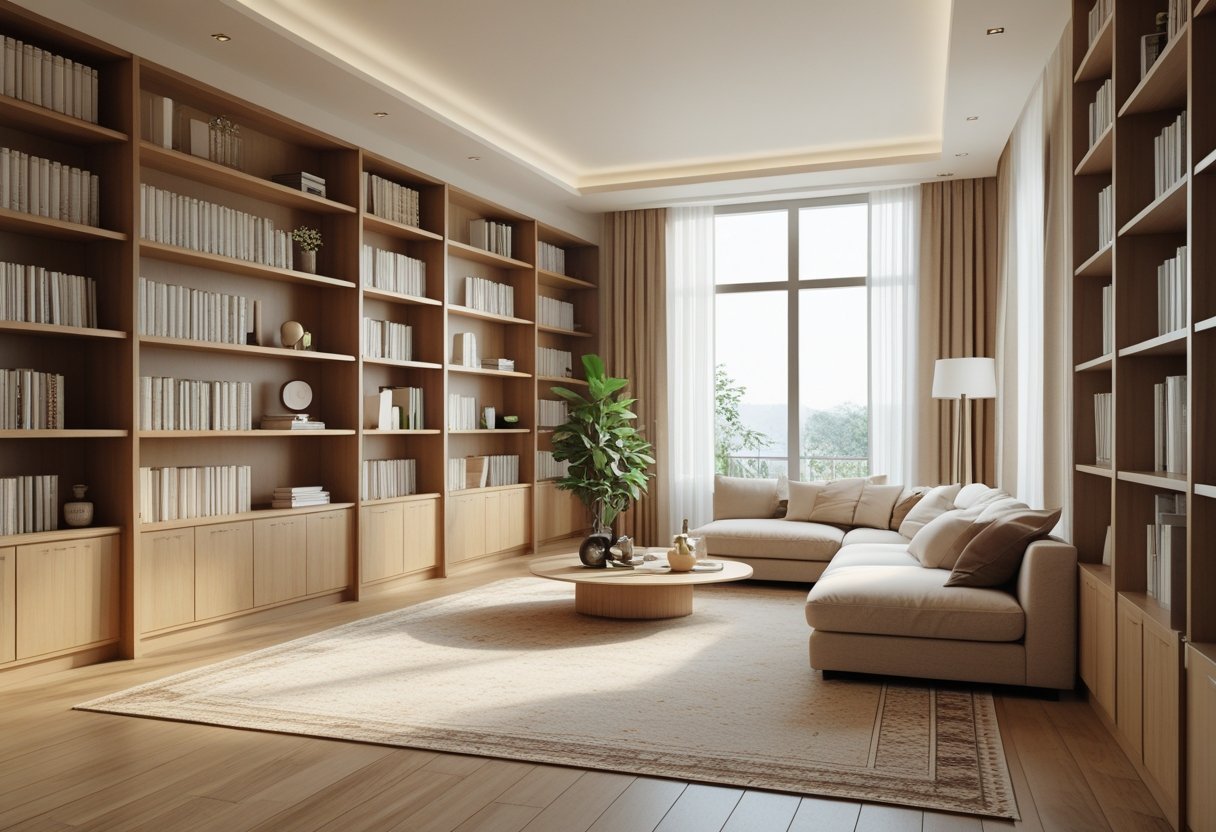 Sådan skaber du den perfekte stue med reoler og tæpper til stuen